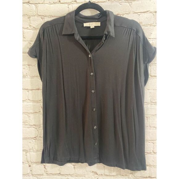 Loft button down woman’s top size medium - Picture 1 of 6